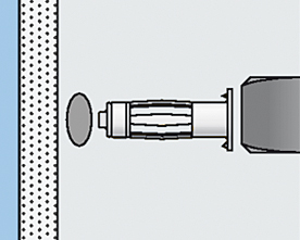 Fischer hollewandplug HM montage zonder tang